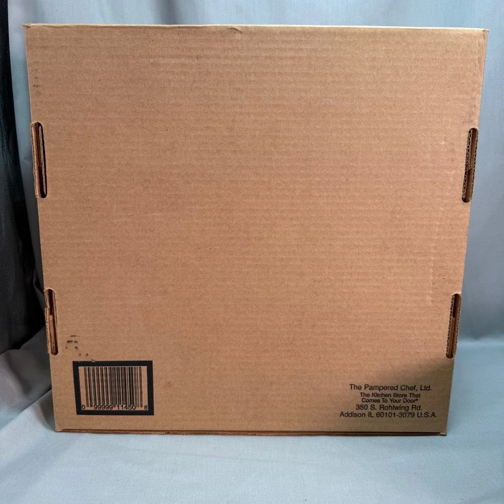 Pampered Chef Family Heritage 1 qt Stoneware Baking Bowl #1450 Bread Making NEW